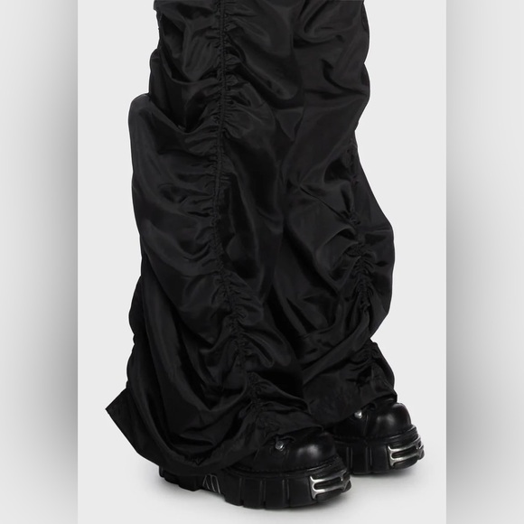 Zemeta - Ruched Wide Leg Pants - Size Small - Picture 5 of 7